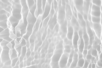 Wall Mural - abstract white transparent water shadow surface texture natural ripple background