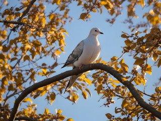 bird on a branch,Ai generated 