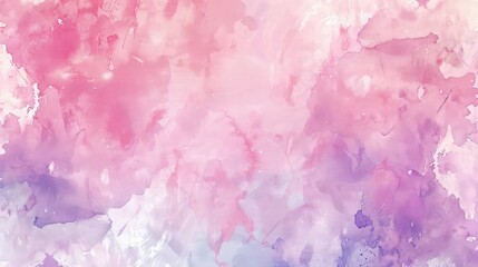 Wall Mural - Light pink and purple watercolor background