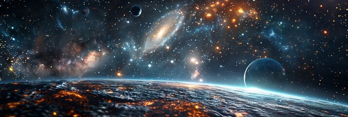space galaxy in space