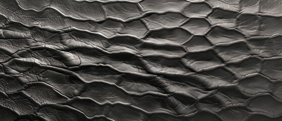 Wall Mural - Panoramic close-up, high detail scan of embossed texture, Generative AI