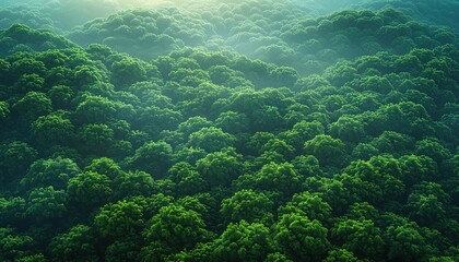 Poster - forest in the mountains