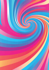 Poster - Float graphics pattern spiral.