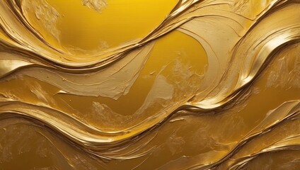 Gold art painting texture background oil paint