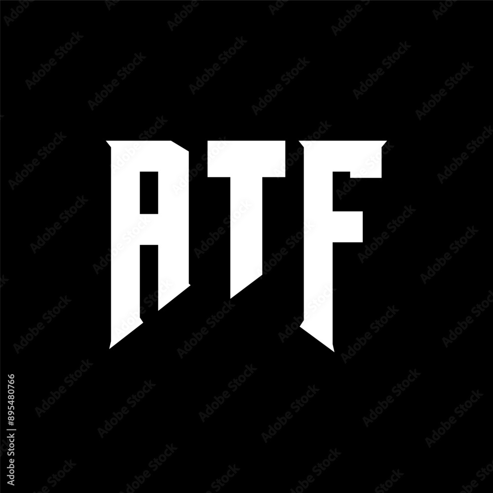 Vektor ATF letter logo design for technology company. ATF logo design ...