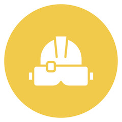 Poster - Ar Helmet icon vector image. Can be used for Augmented Reality.