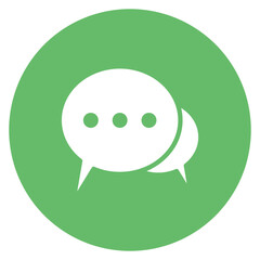 Poster - Live Chat icon vector image. Can be used for Live Streaming.