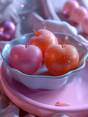 Poster - cherries in a bowl