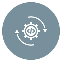 Poster - Continuous Integration icon vector image. Can be used for Software Testing.