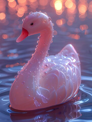 Poster - duck in the water