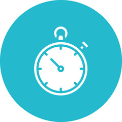 Wall Mural - Stopwatch icon vector image. Can be used for Marathon.