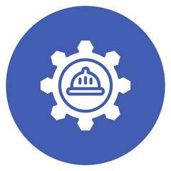 Poster - Engineer Gear icon vector image. Can be used for Engineer in Mechanics.