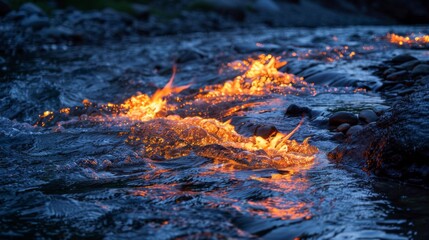 Fire on the River.