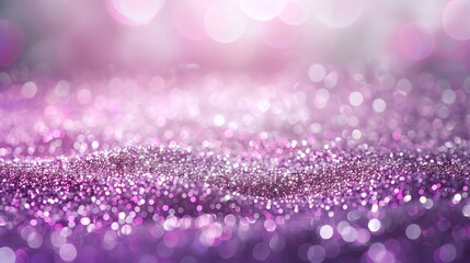 Abstract Purple Bokeh Background.