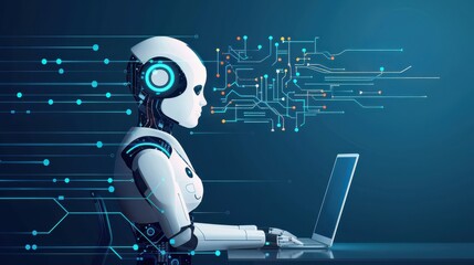 Poster - Learner taking AI-driven language test, graphical analysis and feedback provided, Language test, AI-driven