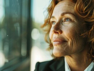 Wall Mural - Woman at Window