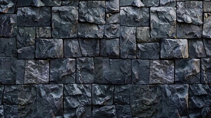 Wall Mural - Dark stone surface. Gridded. Blank area.