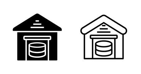 Sticker - Data Storage Vector Icon