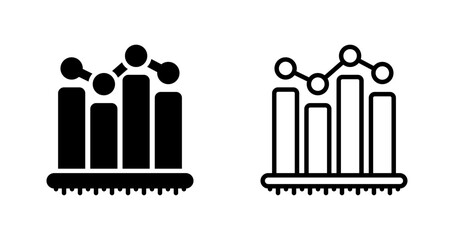 Sticker - Analytics Vector Icon