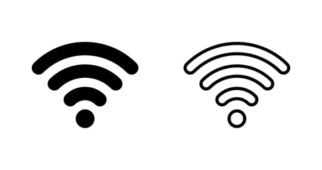 Wall Mural - Wifi signal Vector Icon