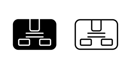 Sticker -  Package Vector Icon