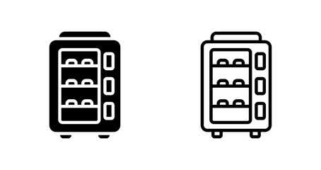 Canvas Print - Vending Machine Vector Icon