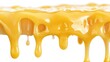 © furyon - closeup of gooey melted cheese stretching and dripping rich golden texture captured in mouthwatering detail against white background