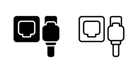 Wall Mural - Ethernet Vector Icon