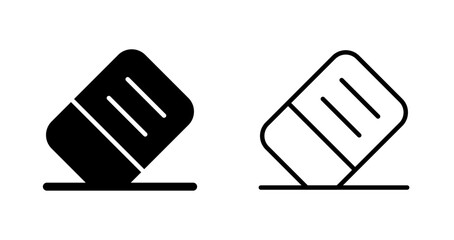 Canvas Print - Eraser Vector Icon