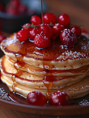 Wall Mural - stack of pancakes