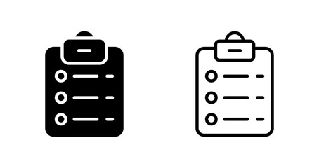 Sticker - List Check Vector Icon