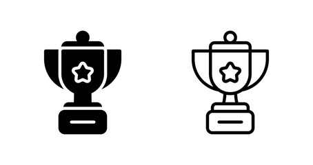 trophy vector icon