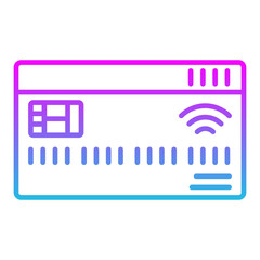 Sticker - Atm card Icon