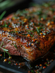 Wall Mural - grilled steak