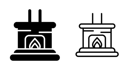 Poster - Furnace Vector Icon