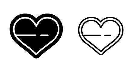 Sticker - Heart Vector Icon