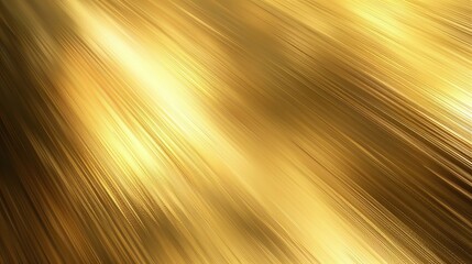 Poster - Polished Gold Metal Texture Background for Sleek Presentation