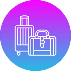 Canvas Print - Luggage Icon