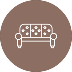 Wall Mural - Sofa Icon