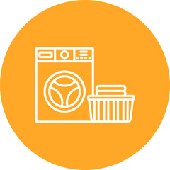 Sticker - Laundry service Icon