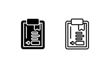 Poster - Clipboard Vector Icon