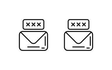 Sticker - Mail Vector Icon