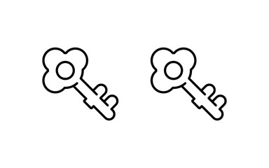 Canvas Print - Keys Vector Icon