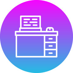 Poster - Desk Icon