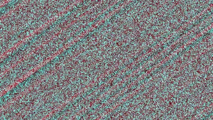 Poster - Old Retro TV - Static tv abstract noise caused by bad signal reception. Loop animation