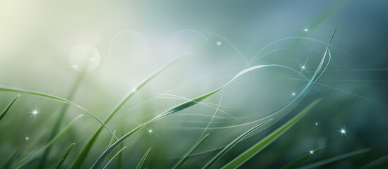 Wall Mural - Lush Green Grass Background