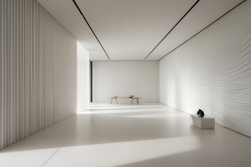 Poster - 3d render of a corridor