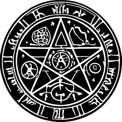 Poster - Occult Symbol Or Medallion 