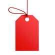 © Rawpixel.com - PNG Red price tag with string