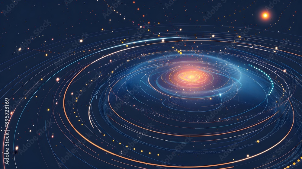 Spining Object an infographic explaining the motion of rotating objects, focusing on ...